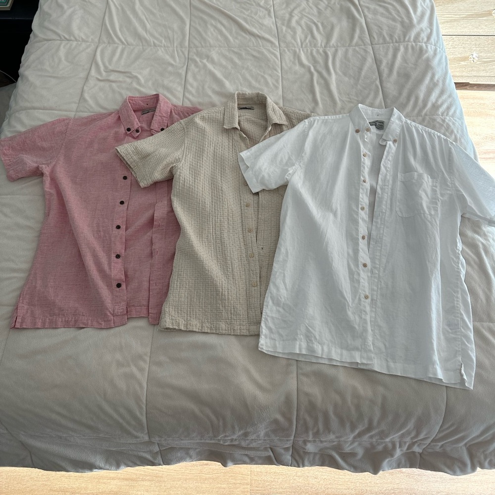 Kenny Flowers Short Sleeve Shirts - 3x Medium Slim, Mint Condition